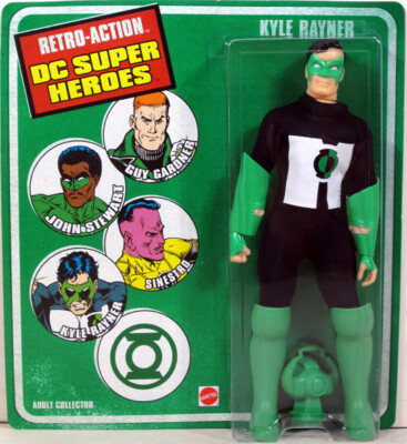 KYLE RAYNER Retro Action DC Super Heroes Figure Green Lantern Exclusive  Mego