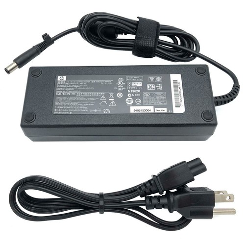 Original HP 120W AC DC Netzteil Ladegerät 18.5V 6.5A für ENVY DV7 Laptop