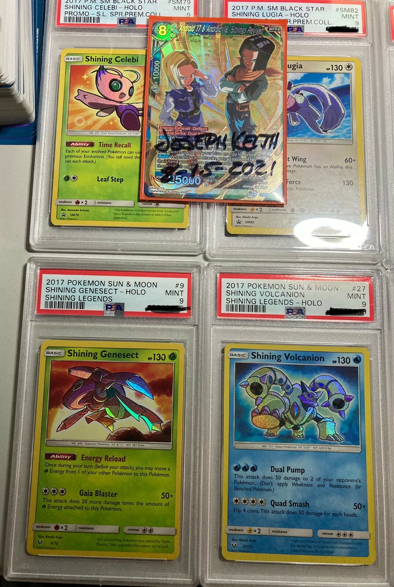 2017 Pokemon Shining Legends PSA9 Set of all Shinings 2017 Pokemon Shining Legends PSA9 Set of all Shinings