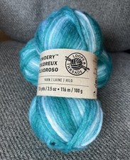 2 Skeins NEW Loops and Threads Powdery Yarn T...