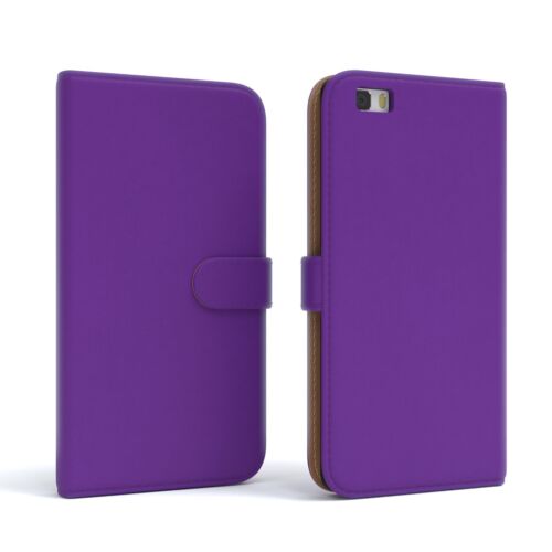 Smartphone Etui Schutz Klapp Hülle BOOK CASE BUCHTASCHE LILA Huawei P Smart (18)