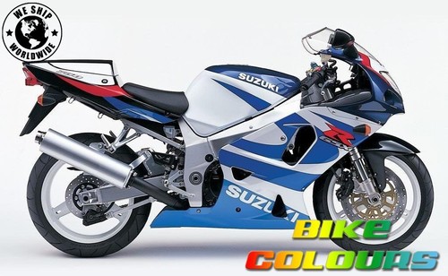 SUZUKI 2 COLOUR TOUCH UP PAINT KIT GSXR600/750, GSXR1000, GSX1400 BLUE AND WHITE