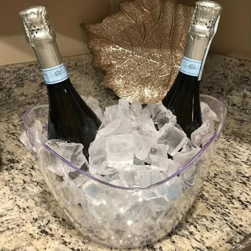 4L Wine Bucket Anti Slip Bottom Champagne Bucket Fruit Storage Basket Picnic - Picture 7 of 8