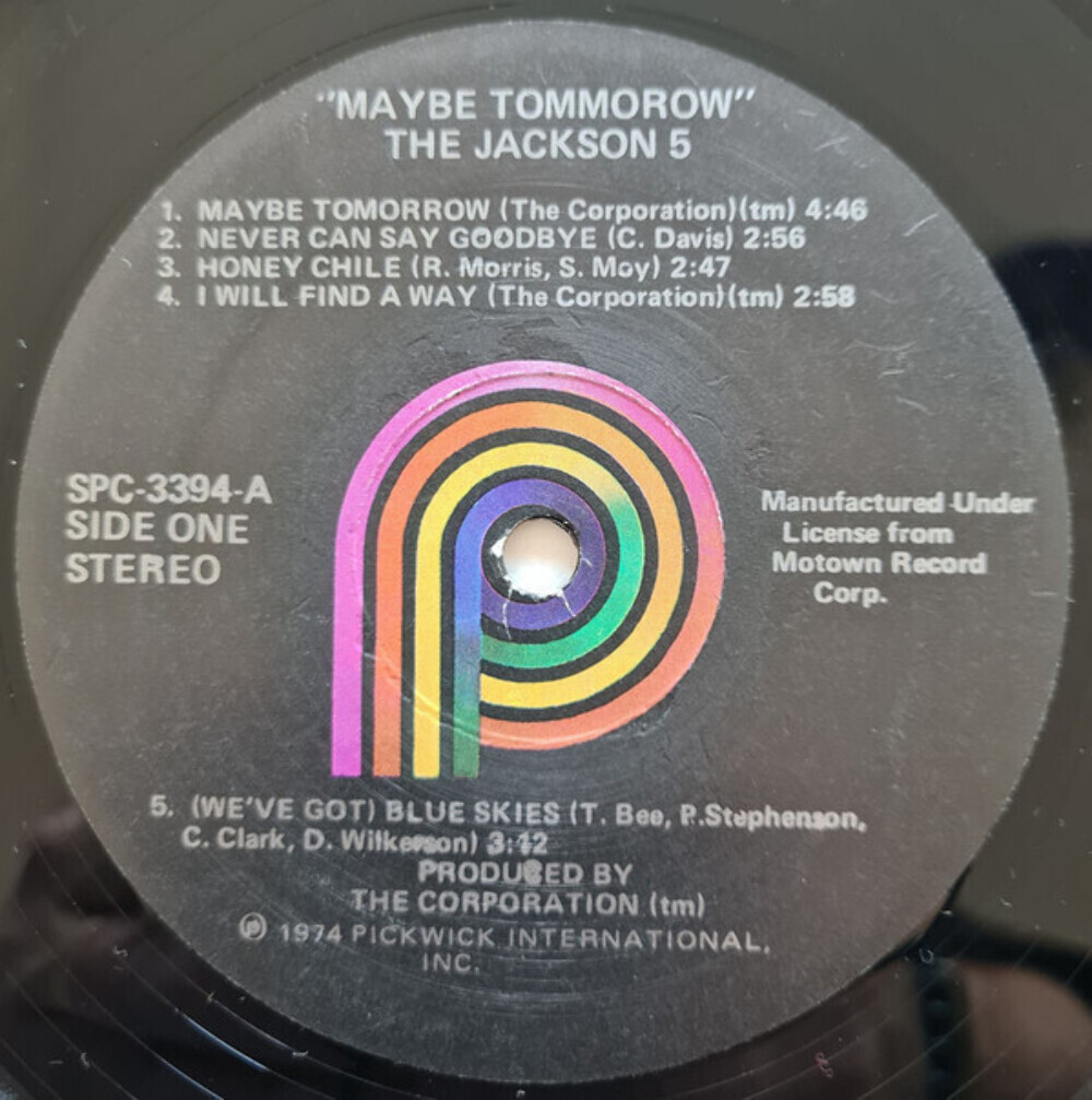 The Jackson 5 - Maybe Tomorrow (LP, Album) | eBay