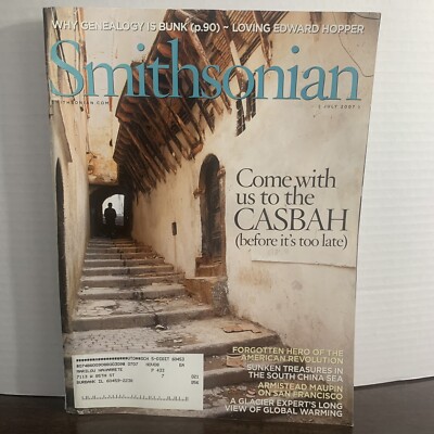 Smithsonian Magazine July 2007 Come With Us To The Casbah (Before It s Too Late)