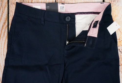 NWT Girls GAP Kids Uniform Skinny Chino Pants True Indigo Adj Waist - 585433 - Picture 5 of 5