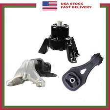 Set 3PCS Engine Motor & Manual Transmission Mount For Honda HR-V 1.8L 2016-2018