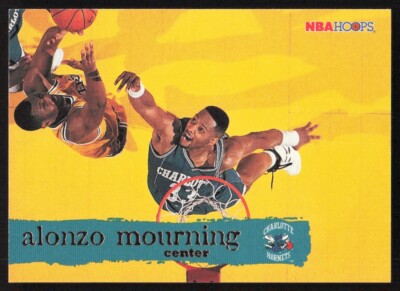 1995-96 NBA Hoops Alonzo Mourning #19 Charlotte Hornets | eBay