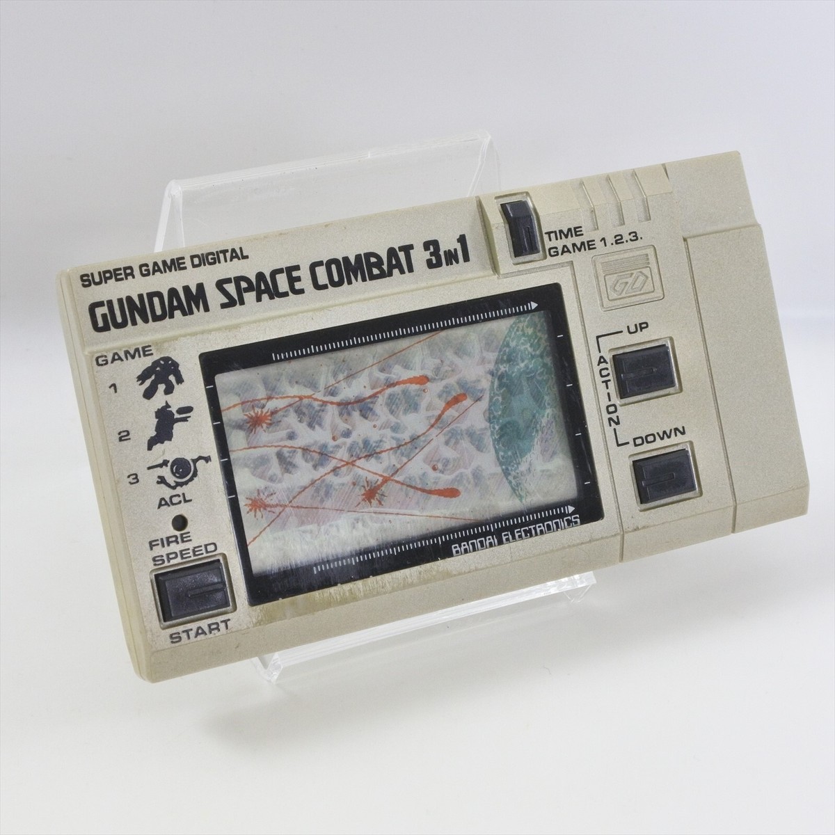 JUNK LSI GUNDAM SPACE COMBAT 3 IN1 Game Watch Handheld JUNK LSI GUNDAM SPACE COMBAT 3 IN1 Game Watch Handheld