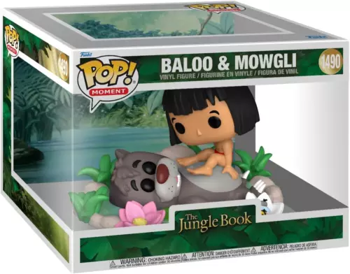 Funko Pop! Moment: The Jungle Book - Baloo & Mowgli​ Figure New Toy Gift