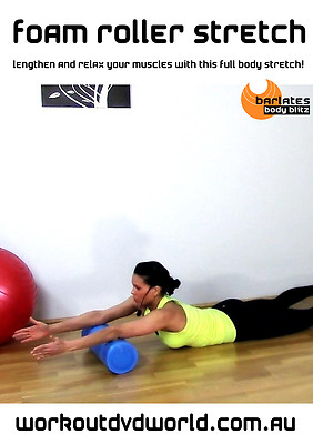 Stretch Yoga EXERCISE DVD Barlates Body Blitz FOAM ROLLER