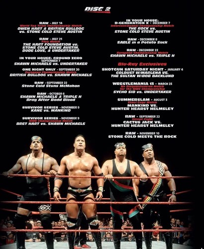 WWE: 1997 – Dawn of the Attitude Blu-Ray (2017) Sycho Sid – 2 Discs – RARE & OOP - Picture 11 of 11