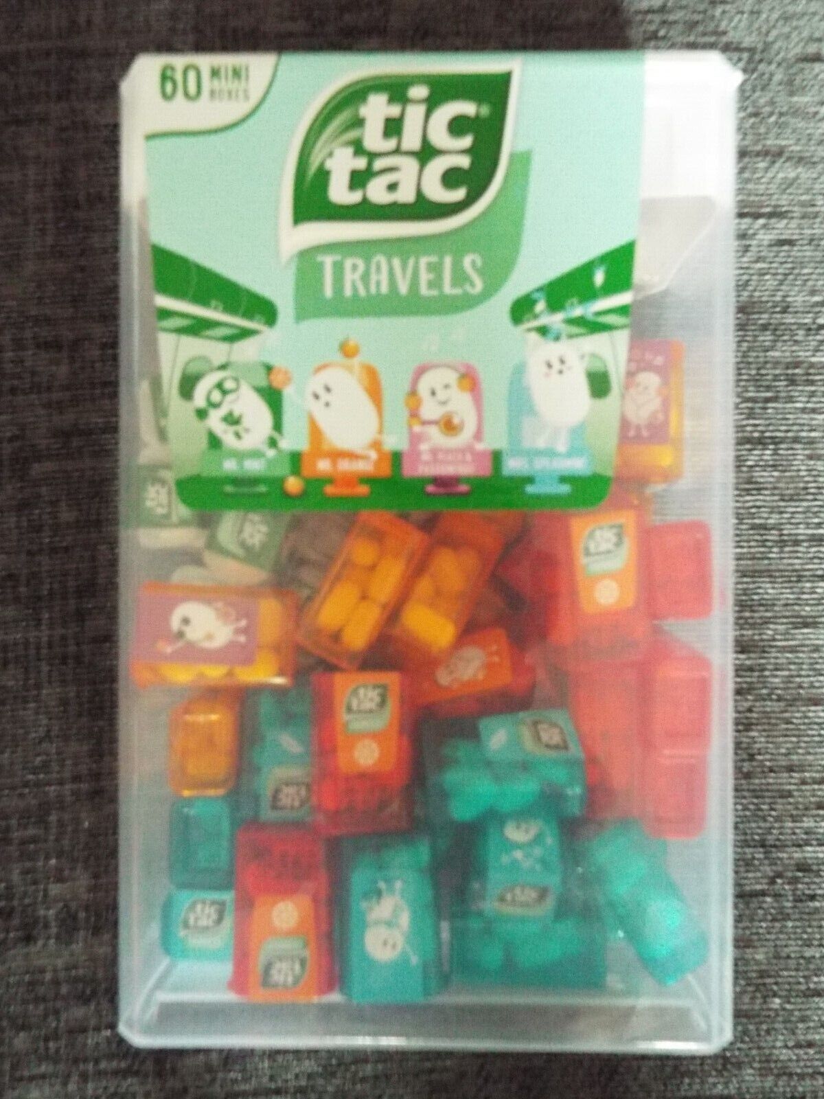 Tic Tac Spender Box with 60 Mini Boxes