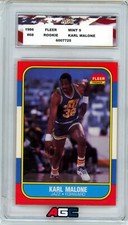 Karl Malone #68 Prices [Rookie] | 1986 Fleer | Basketball Cards
