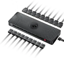 Asiahorse PWM ARGB Fan Hub 9 Port Sata Power