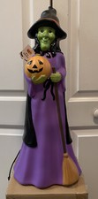 2023 Cracker Barrel Halloween 2FT 24" Witch Blow Mold Light Up Jack Lantern NIB