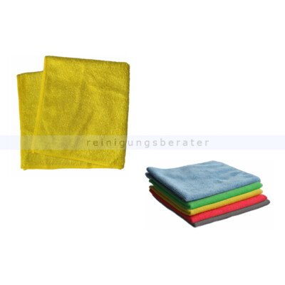 2Stück Microfasertuch Arcora Basic Line gelb 38x38 cm