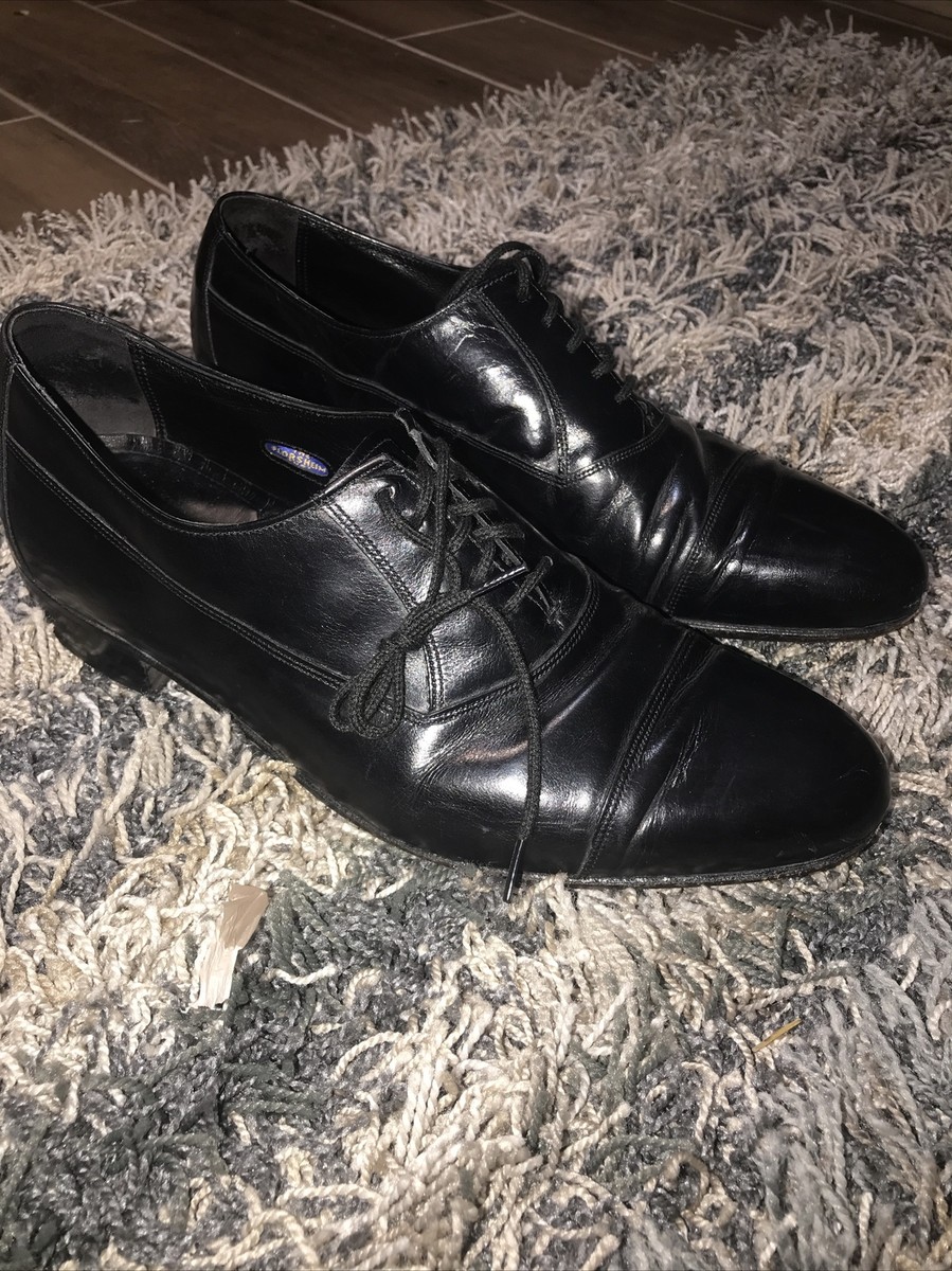 THE FLORSHEIM SHOE Royal Imperial Black Dress Leather Shoes THE FLORSHEIM SHOE Royal Imperial Black Dress Leather Shoes