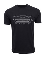 1957 BEL AIR GRAPHIC CAR T SHIRT
