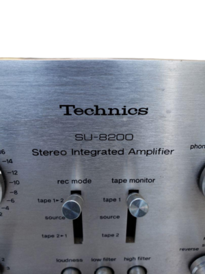 Technics SU-8200 Pre-main Stereo Integrated Amplifier Silver Good