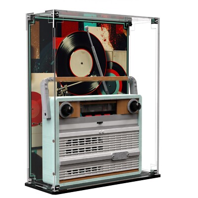 BRICK IN IT Vitrine für LEGO  Icons Retro Radio 10334
