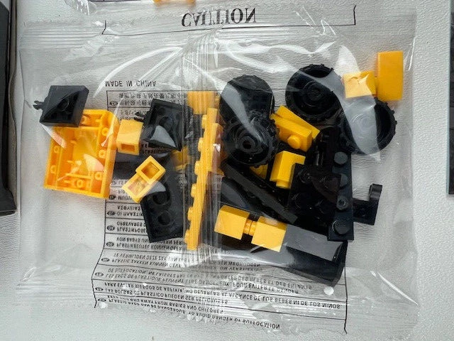 Block Tech Mining Crew Bulldozer Building Set w/o Figure Replacement SEALED - Image 3 of 4