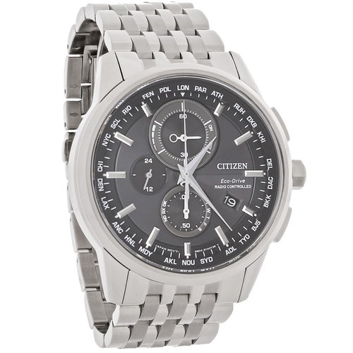 radio controlled world timer eco-drive watch at8110-53e_海淘网