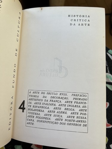 Historia Critica Da Arte Flexa Ribeiro HC/1965 Editora Fundo Da Cultura Vol 1-5 - Picture 10 of 11