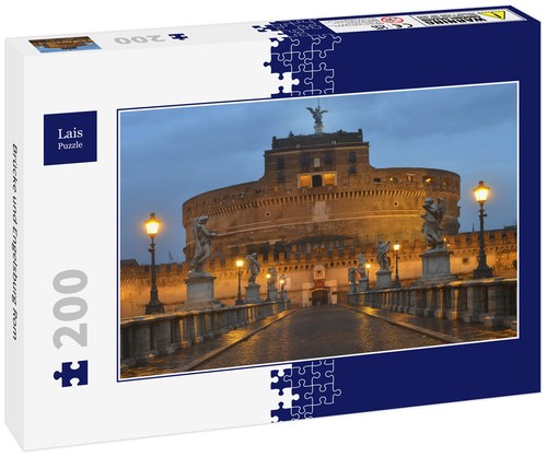 Lais Puzzle 'Brücke Und Engelsburg Rom' – 1000 Teile Mit Brillantem Druck & Stabiler Schachtel