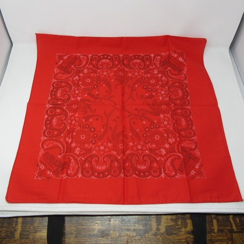 Houston Livestock Show & Rodeo Vintage Bandana 1992 Red Paisley - Imagen 3 de 3