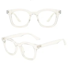 Square Anti-Blue Light Optical Glasses For Men Women Clear Lens Glasses Frame