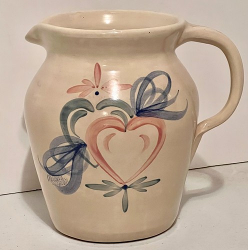 Vintage Handcrafted Ellis Prod. Pottery Pitcher & 2 Bowls~ Signed Marshall TX - Picture 5 of 12