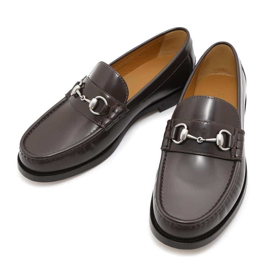 Gucci Horsebit Loafers Men's Size 9 Brown Leather Dress