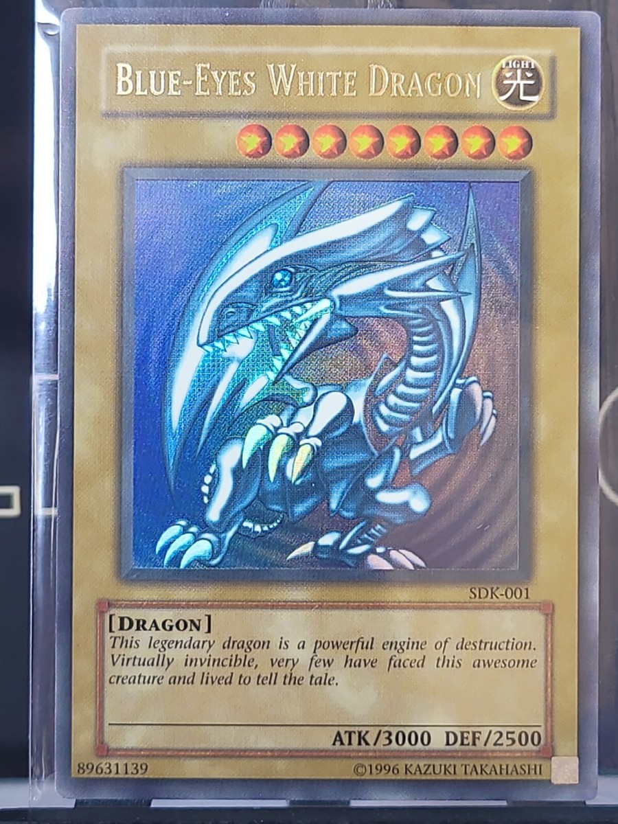 Yugioh Card TCG SDK-001 Blue Eyes White Dragon NM | eBay