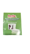 Korky Water Responsible Toilet Repair Products Leak Detection Kit 10  DYE Tablet