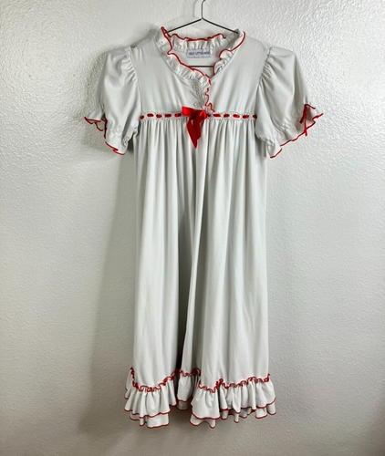 Only Little Once Clara Nutcracker Pajama Gown Size 10 Red Ballet Christmas