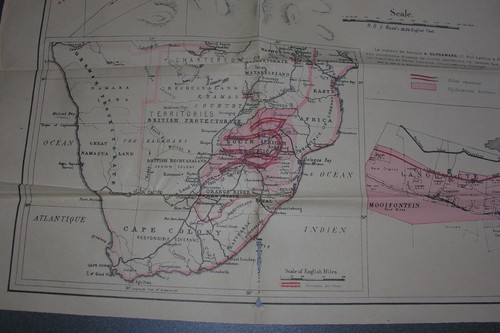 AFRIQUE DU SUD - MINES D'OR - CARTE des CHAMPS D'OR du WITWATERSRAND. 1895 - Picture 4 of 4