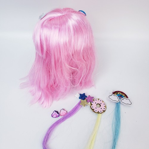 Shibajuku Niñas SHIZUKA Estilo Cabeza Busto Juguete Pelo Rosa Ojo Grande - Imagen 3 de 5