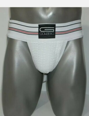 Suspensoir Sport GOLBERG G Performance – Blanc, Taille S à XL, Ceinture Large 7,6 Cm, Respirant