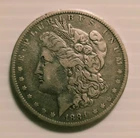 1884 Morgan Silver One Dollar, New Orleans, 90% Silver, Very Fine