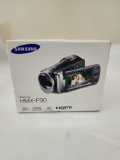 New Sealed Box- Samsung HMX-F90 BLACK HD Camcorder 52x Optical Zoom