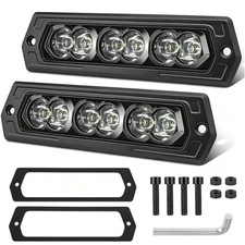 Flush Mount LED Pods 2PCS 7 Inch 120W LED Work Light 7inch Flush Mount 120W