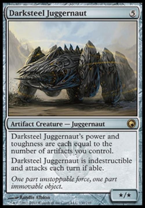 MTG English Darksteel Juggernaut NM Foil Scars of Mirrodin