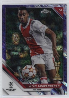 2021-22 Topps Chrome UEFA Champions League 30/250 Ryan Gravenberch #72 0c2