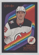 2023-24 O-Pee-Chee Retro Black Border 21/100 Damon Severson #211 2d8