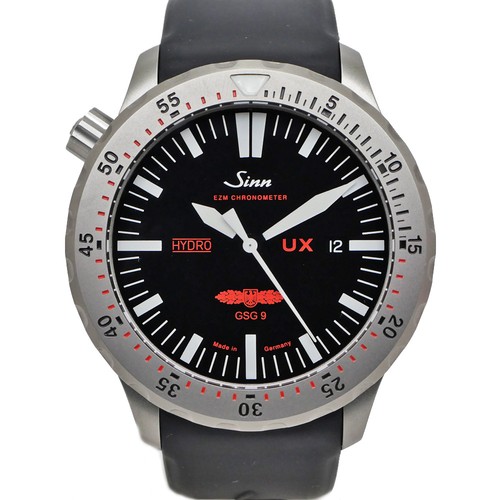 SINN UX.GSG9 EZM2B UX.GSG9 44mm Black Dial Quartz Water Resist...