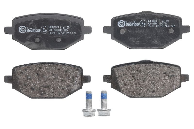 Plaquettes de frein BREMBO P 68 076 pour système de frein à disque avant Mitsubishi ASX 1.6