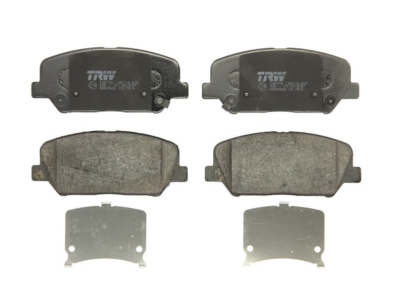 Jeu de plaquettes de frein à disque TRW GDB3582 compatible i30 GD 1.4 série 2014 et ultérieures