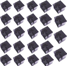 Jewelry Gift Boxes 24Pc Cardboard Ring Earring Pendant Boxes