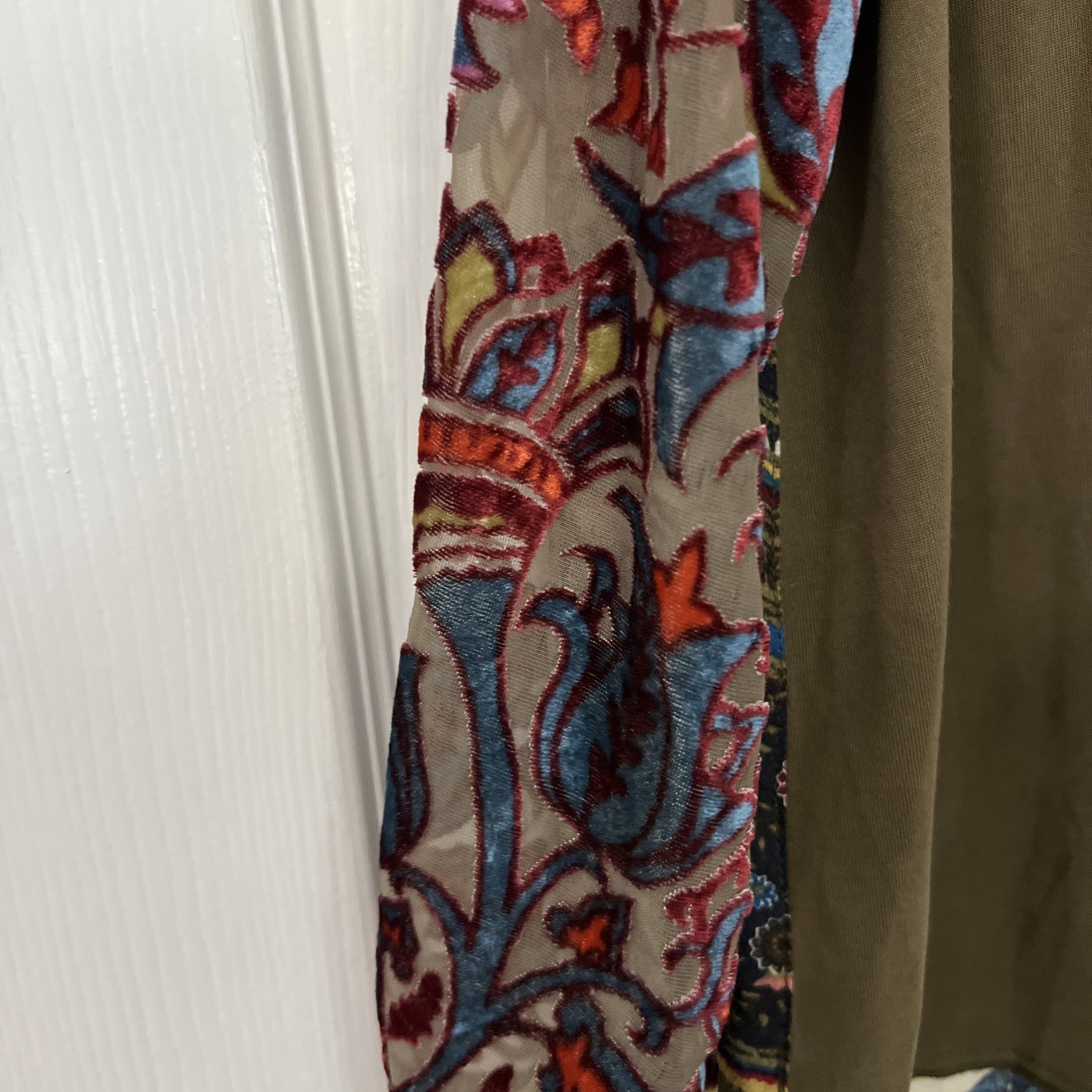 John Mark Embroidered Multi Colored Multi Pattern… - image 4